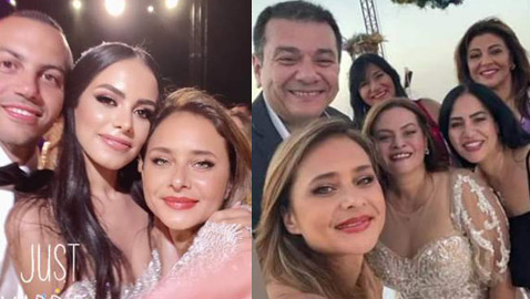 فيديو وصور النجوم في حفل زفاف ابنة المخرجة كاملة أبو ذكرى