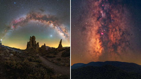 إليكم أجمل صور مجرة درب التبانة المذهلة لعام 2021