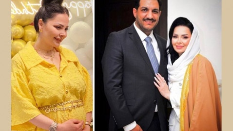 ديانا كرزون توجه رسالة مؤثرة لزوجها وابنها المنتظر