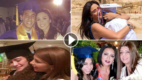 فيديو وصور نجمات احتفلن بتخرج أبنائهن: ماجدة الرومي، أنغام، ياسمين عبد العزيز ورانيا يوسف