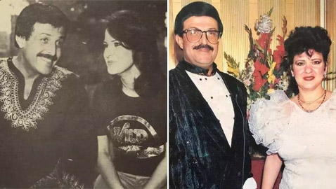 صور نادرة من زفاف سمير غانم ودلال عبد العزيز وأيام الخطوبة