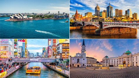 جائحة كورونا تغير ترتيب أفضل المدن ملاءمة للعيش في العالم