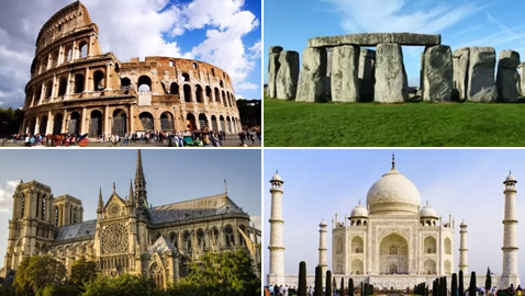 بالصور: تعرفوا إلى 10 من أفضل وأشهر آثار العالم المميزة