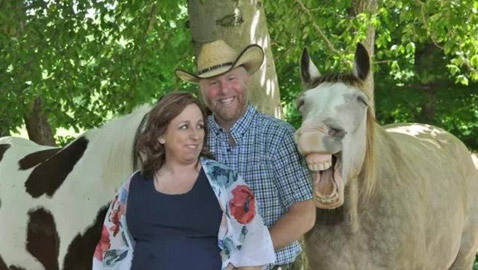 الجواد الضاحك يسرق الأضواء في لقطات الأمومة