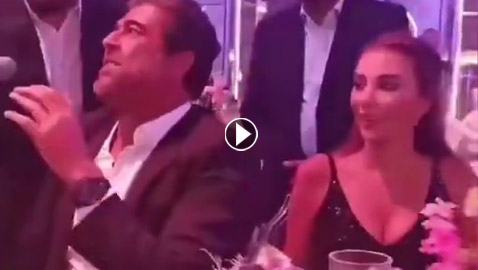 فيديو: وائل كفوري في سهرة مع حبيبته شانا عبود