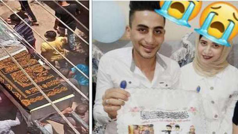 تشييع عروس توفيت قبل زواجها.. ووضع الورود و