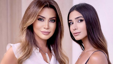 نوال الزغبى مع إبنتها “تيا” فى صورة جديدة والجمهور: “مين الأم ومين البنت؟”