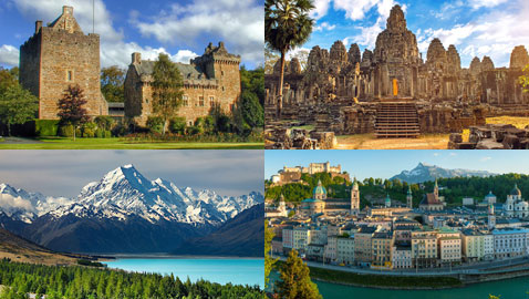 صور مواقع أصبحت مزارات سياحية بفضل السينما