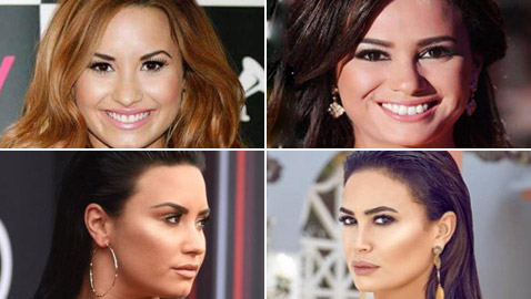 صور هند صبري وشبيهتها الأمريكية.. برأيكم من الأجمل؟