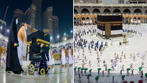 الحجاج يبدأون بالتوافد لمكة تمهيدا لانطلاق المناسك.. وفرض إجراءات كورونا