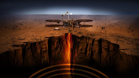 زلازل المريخ يوفر نظرة مفصلة على سطح الكوكب الأحمر من الداخل