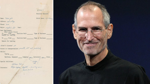 عرض طلب توظيف لستيف جوبز منذ عام 1973 بمزاد علني.. ما قيمته؟!