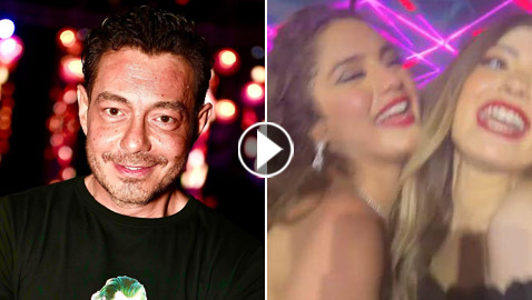 بالفيديو والصور: ليلى وملك تغنيان لوالدهما أحمد زاهر (كل البنات بتحبك)