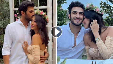 فيديو وصور: رحمة رياض وألكسندر علوم يحتفلان بعقد قرانهما