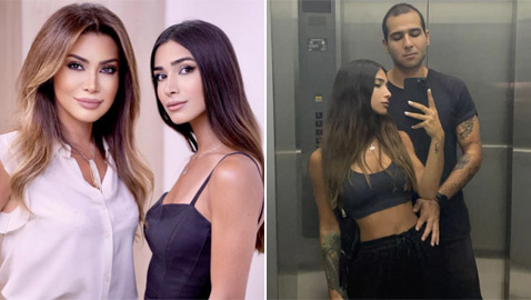 صور ابنة نوال الزغبي تيا ديب تتدلع على حبيبها في المصعد!