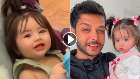 علي يوسف ينشر أحدث فيديو لابنته ملك.. والجمهور يتغزل بجمالها