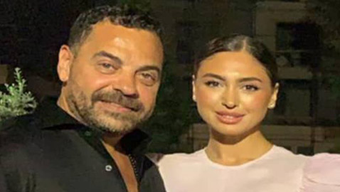 صور: طارق العريان ونيكول سعفان يظهران معا من جديد