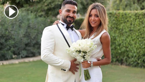 فيديو وصور أحمد سعد وعلياء بسيوني في حفل زفافهما.. هل يسير على خطى الحاج متولي؟؟