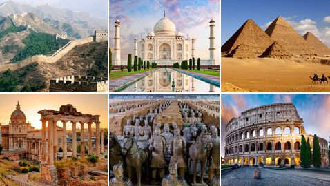يزورها ملايين الناس سنويا.. إليكم أكثر الأماكن الأثرية شهرة في العالم