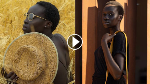 فيديو وصور: عارضة أزياء سودانية تحارب العنصرية بطريقة أثارت استحسان الجمهور