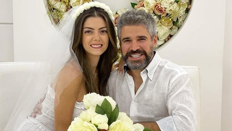 نبيل عجرم عريسا في قبرص.. وشقيقته نانسي تُحيي زفافه في لبنان (صور)