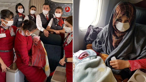 على ارتفاع 10 آلاف متر.. أفغانية تضع مولودتها خلال رحلة في طائرة
