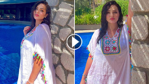 صور زين كرزون بفستان البحر الشفاف تثير الجدل!