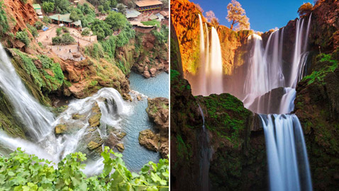 ركن الجنة.. مغامر يوثق رحلته المثيرة إلى إحدى أجمل شلالات المغرب