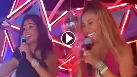فيديو وصور: دينا الشربيني تغني مع روبي: باي باي حبيبي! هل تقصد عمرو دياب؟