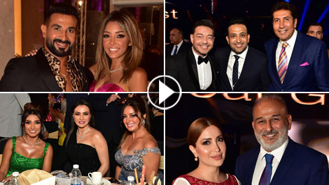 الفائزين بحفل الدير جيست: منى زكي أفضل ممثلة وأحمد سعد أفضل مغني شعبي