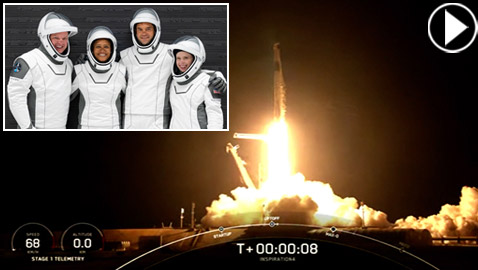 حدث تاريخي: إطلاق أول رحلة سياحية إلى الفضاء وعلى متنها مدنيون