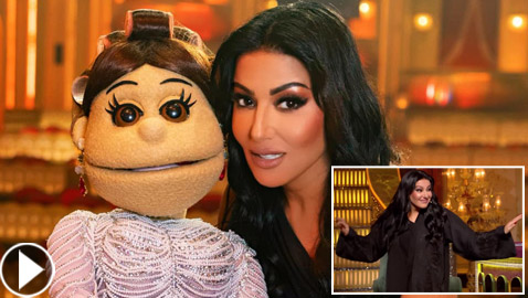 فيديو: سمية الخشاب ترقص خليجي هربا من أسئلة 