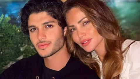 من باريس.. زوجة راغب علامة تخطف الأنظار رفقة ابنها