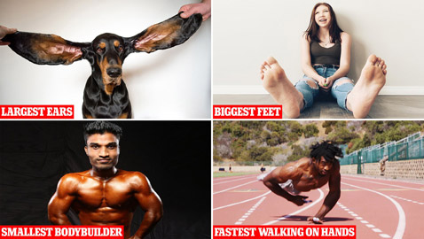 صور أبرز أرقام قياسية بموسوعة جينيس الجديدة: اكبر قدم، اطول اذن وأسرع شقلبة!