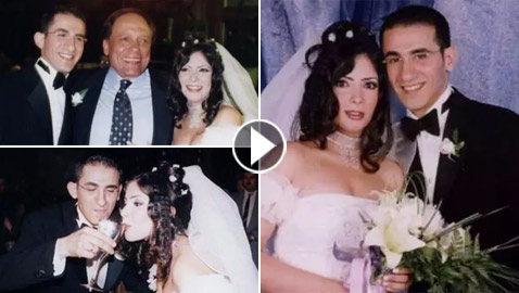 فيديو وصور زفاف منى زكي وأحمد حلمي قبل 20 عاما: عادل إمام يخطف العروس!