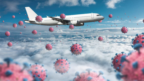 خبر يهمنا جميعا.. هذه أخطر نقطة لانتشار فيروس كورونا على الطائرة!