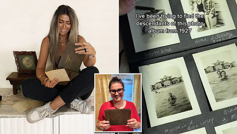 تعثر على أقارب لها بعدما اشترت ألبوم صور قديم