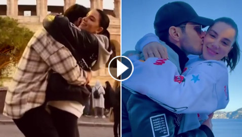 وصيفة ملكة جمال لبنان السابقة بفيديو رومانسي.. هكذا عبّرت عن حبها لحبيبها الممثل الفلسطيني!
