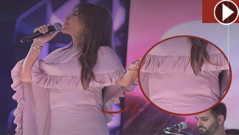فيديو وصور إليسا: هل ارتدت درعا واقيا للرصاص ببغداد؟ أم مشد لإخفاء زيادة وزنها؟