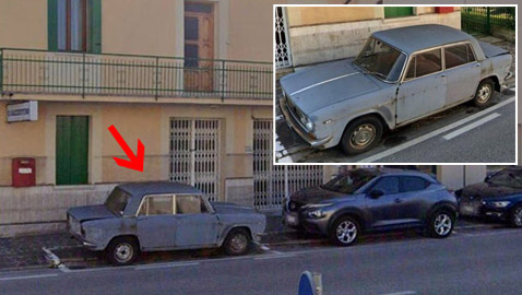 قصة سيارة مهجورة مركونة بإيطاليا منذ 47 عاما وأصبحت مزارا للسياح