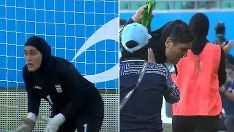 جدل بشأن حارسة مرمى إيران والأردن يشكك: ذكر ام انثى!!