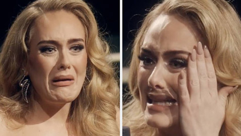 شاهد هذا الفيديو للمطربة أديل لترى مفاجأة استدرّت الدموع من عينيها