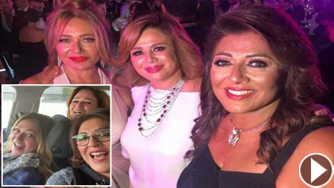 فيديو: ليلى علوي في وصلة غناء مع هالة صدقي وإلهام شاهين.. ربنا يخلينا لبعض