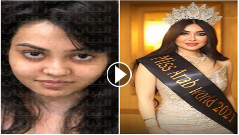 فيديو وصور: هجوم وتنمر على ملكة جمال العرب العراقية مارينا العبيدي بسبب شكلها قبل التجميل! 