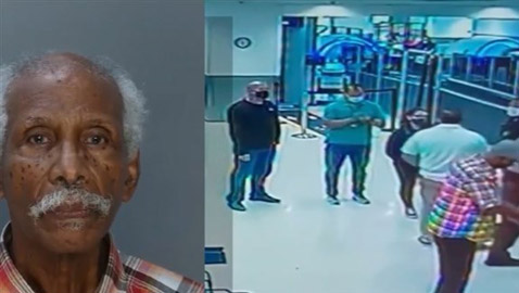 رجل يسافر من باربادوس إلى ميامي مع مسدس في جيبه