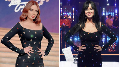 صور: سيرين عبد النور تعيد ارتداء نفس فستان كاتي بيري.. أيهما أجمل؟