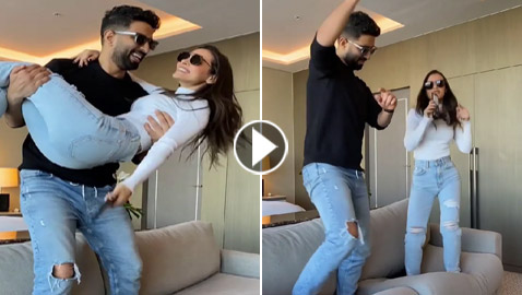 فيديو: كارمن سليمان ترقص مع زوجها على الكنبة: 