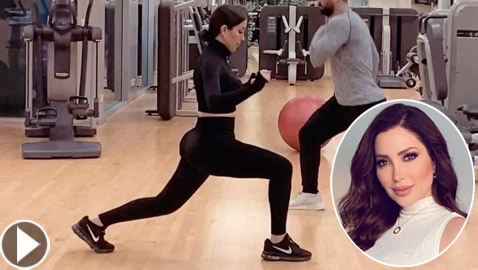 فيديو وصور نسرين طافش تستعرض رشاقتها بملابس ضيقة في الجيم