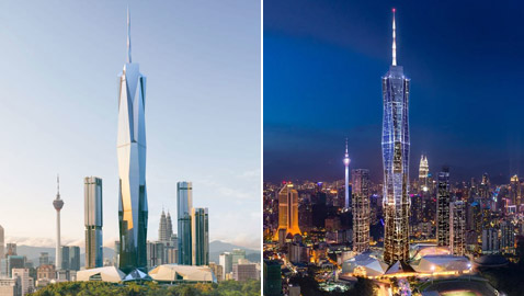 بالصور.. ثاني أعلى مبنى في العالم يقترب من الاكتمال