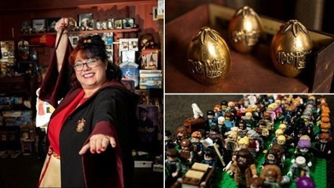 تقيم زفافاً مدهشاً مستوحى من عالم هاري بوتر